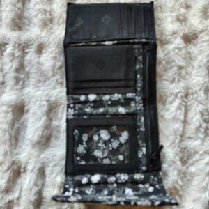 Vera Bradley TriFold Wallet in Black & White